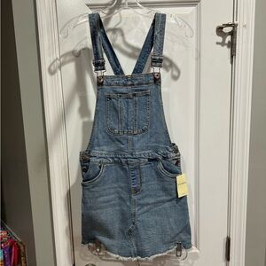 Lucky Brand Jean Overall Dress